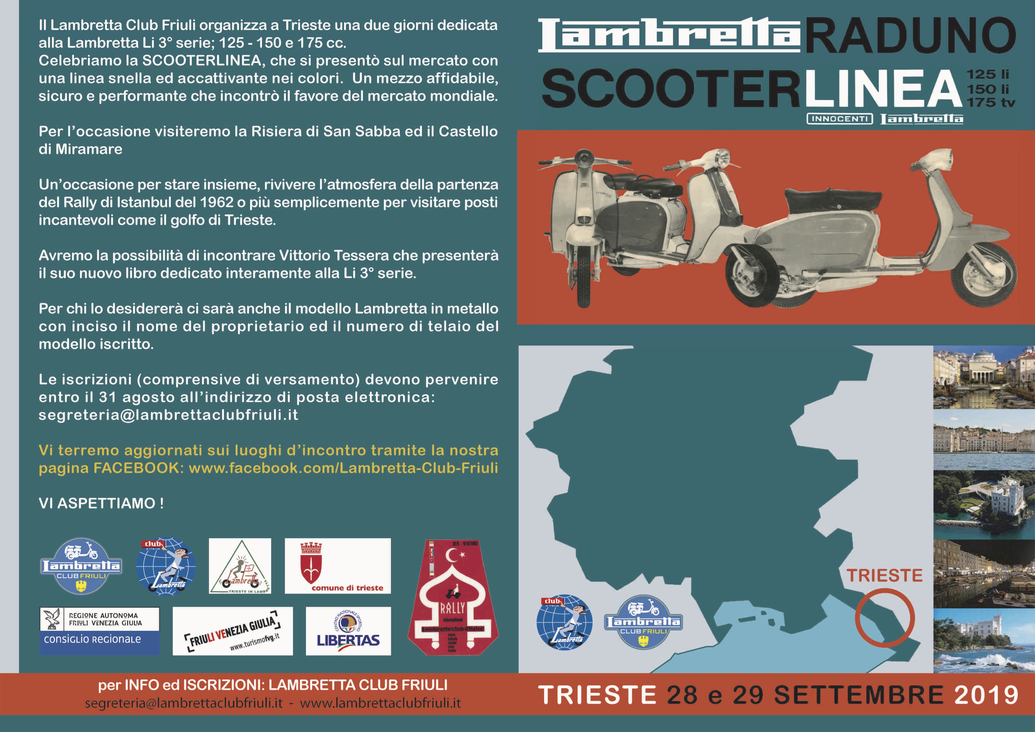 Volantino ASI Trieste - Lambrette